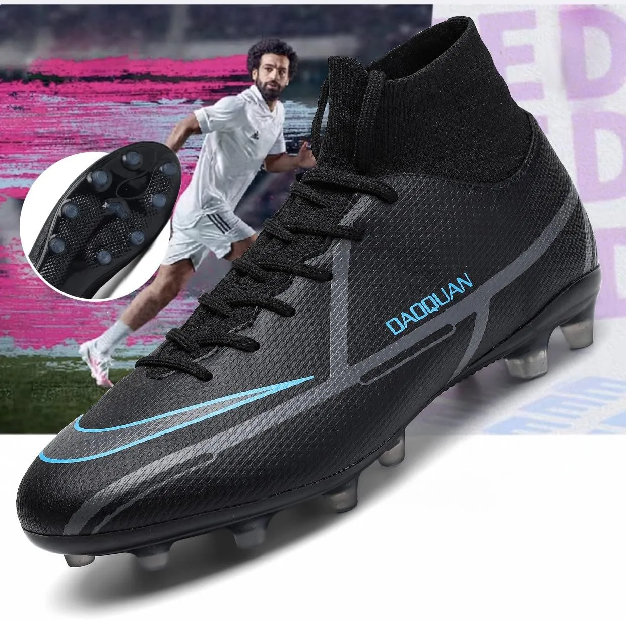 World Cup/Student Games Competition Shoes Foture 4.1 Netfit FG AG Rainbow Sports Football Shoes XX 17.2 Solidly Nailed Football Shoes